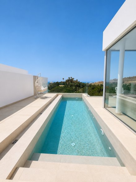 Tenerife South: Exclusively luxurious, newly completed villa with a private pool and spectacular views of the Atlantic